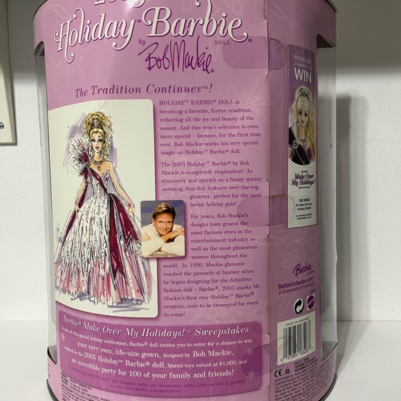Holiday Barbie Bob Mackie 2005 - Picture 2 of 2